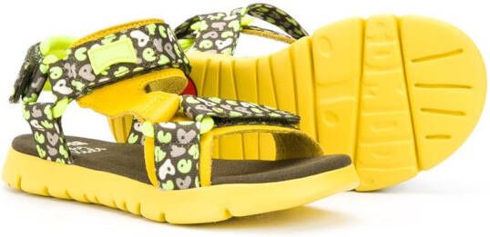 Camper Kids Oruga sandalen met open neus Geel