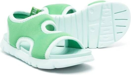 Camper Kids Oruga sandalen met open neus Groen