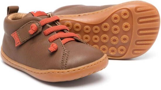 Camper Kids Peu Cami leren sneakers Bruin