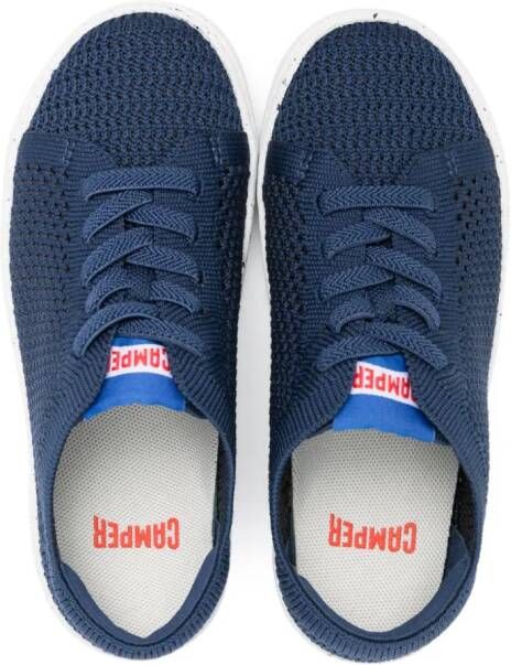 Camper Kids Peu Touring gebreide sneakers Blauw