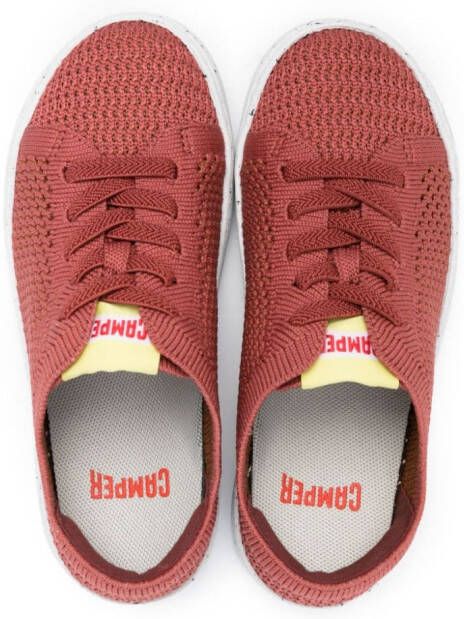 Camper Kids Peu Touring sneakers met mesh Rood