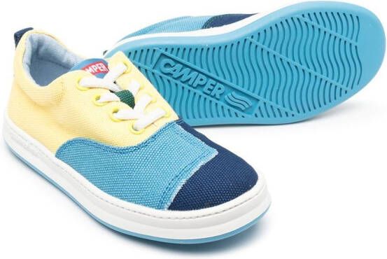 Camper Kids Runner Four sneakers met patchwork Blauw