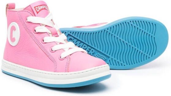 Camper Kids Running Four high-top sneakers Roze
