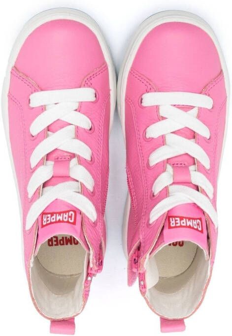 Camper Kids Running Four high-top sneakers Roze