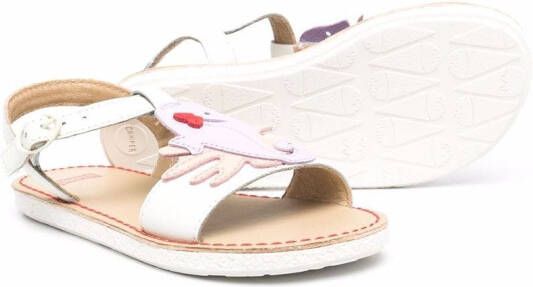 Camper Kids Sandalen met patroon Wit