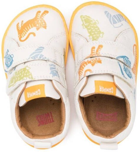 Camper Kids Sneakers met klittenband Wit