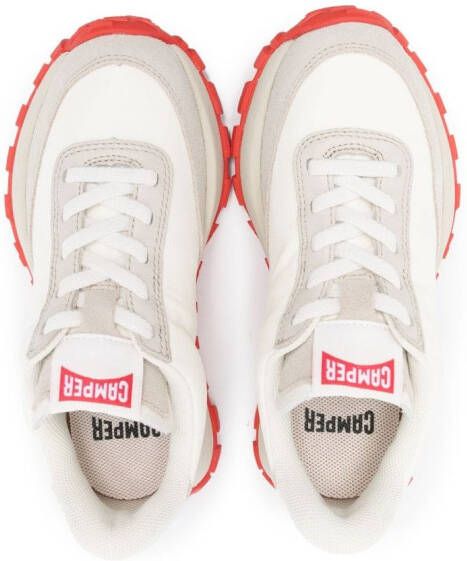 Camper Kids Sneakers met logoprint Beige