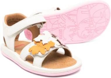 Camper Kids Twins leren sandalen Wit