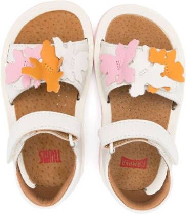 Camper Kids Twins leren sandalen Wit