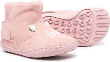 Camper Kids Twins nubuck laarzen Roze