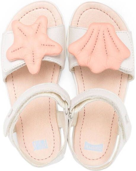 Camper Kids Twins sandalen met klittenband Beige