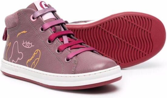 Camper Kids TWS sneakers met abstracte print Roze