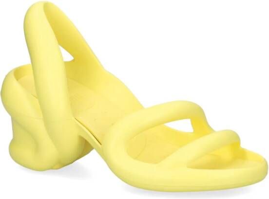 Camper 80 mm Kobarah slingback sandalen Geel