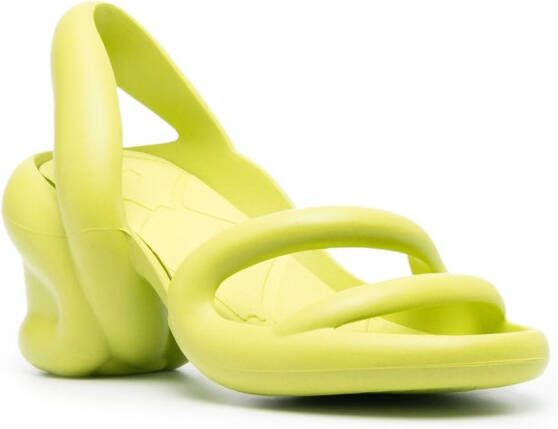 Camper 80 mm Kobarah slingback sandalen Groen