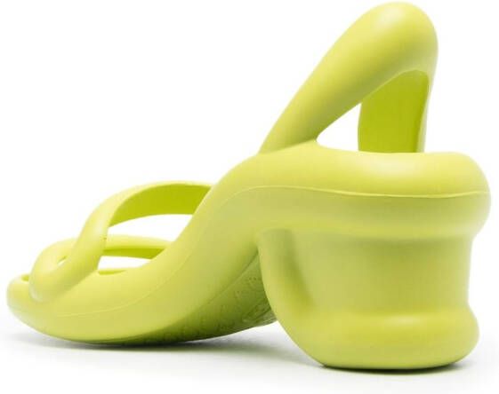 Camper 80 mm Kobarah slingback sandalen Groen