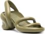 Camper 80 mm Kobarah slingback sandalen Groen - Thumbnail 2