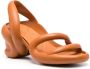Camper 80 mm Kobarah slingback sandalen Bruin - Thumbnail 2
