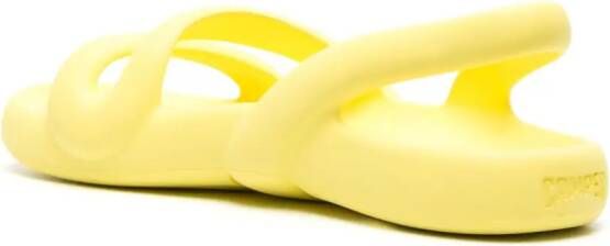Camper Kobarah slingback slippers Geel