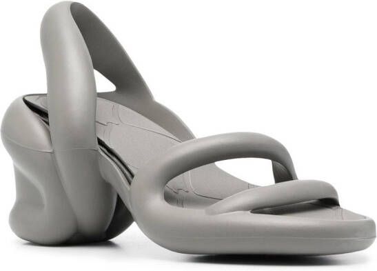 Camper 80 mm Kobarah slingback sandalen Grijs
