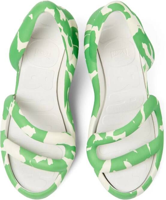 Camper Korabah 80 mm sandalen Groen