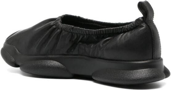 Camper Leren ballerina's Zwart
