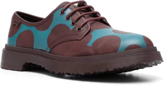 Camper Leren derby schoenen Bruin