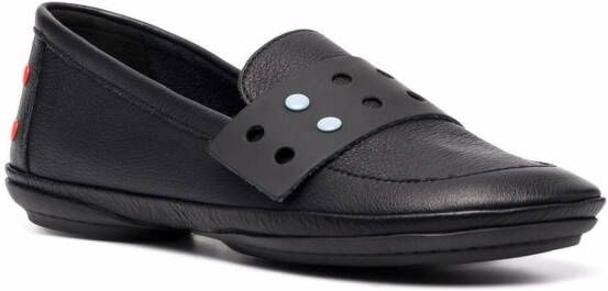 Camper Leren loafers Zwart