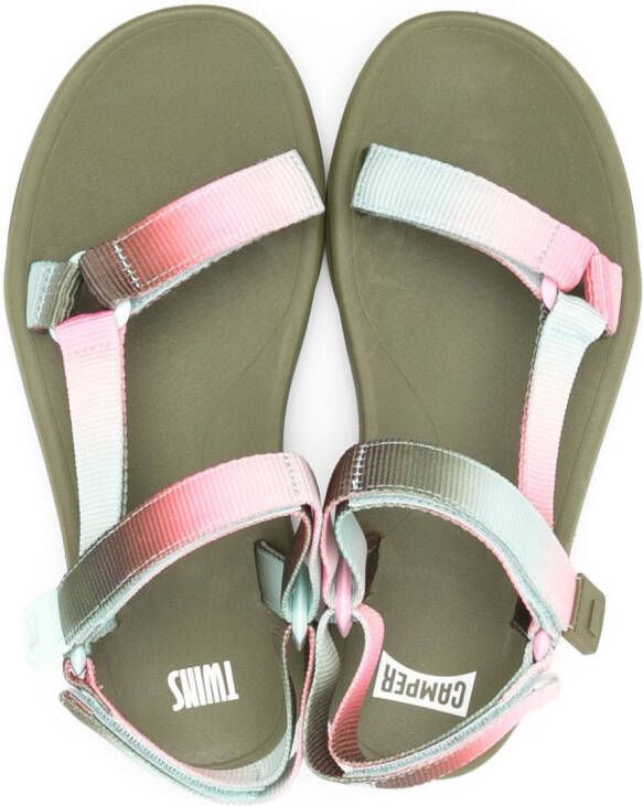 Camper Match Twins ombré-effect sandals Groen