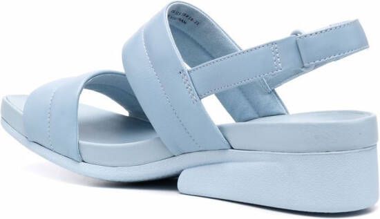 Camper Minikaah chunky leren sandalen Blauw