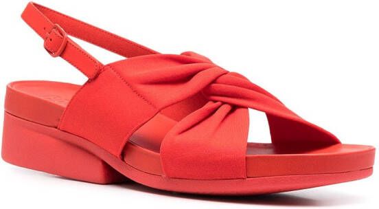 Camper Minikaah sandalen met gekruiste bandjes Rood