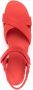 Camper Minikaah sandalen met gekruiste bandjes Rood - Thumbnail 4