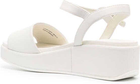 Camper Misia sandalen met sleehak Wit