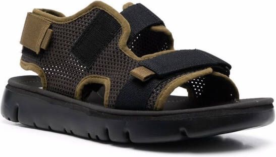 Camper Origa sandalen met mesh vlak Groen