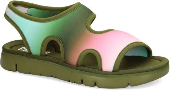 Camper Oruga sandalen met ombré-effect Groen