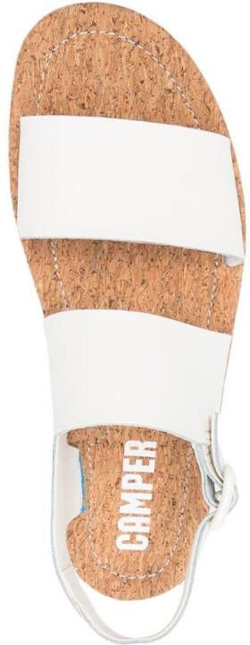 Camper Oruga sandalen met bandjes Wit