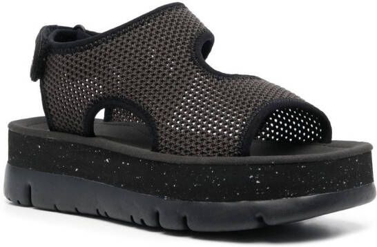 Camper Oruga sandalen met klittenband Grijs