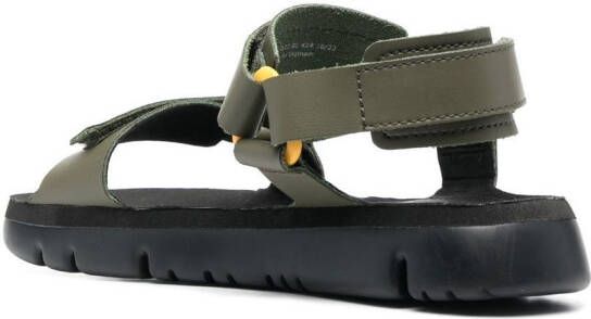 Camper Oruga sandalen met klittenband Groen