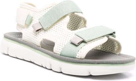 Camper Oruga sandalen met klittenband Wit