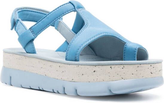 Camper Oruga Up sandalen Blauw