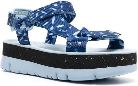 Camper Oruga Up sandalen Blauw