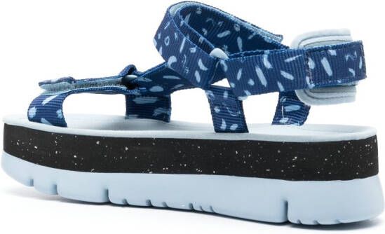 Camper Oruga Up sandalen Blauw