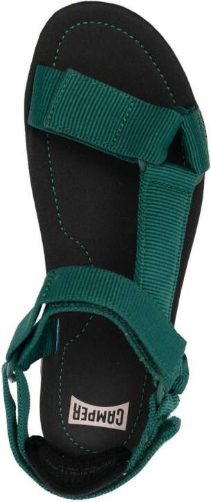 Camper Oruga Up sandalen met open neus Groen