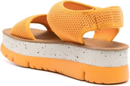 Camper Oruga Up sandalen met open neus Oranje