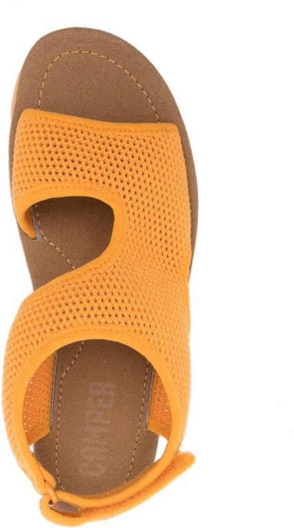 Camper Oruga Up sandalen met open neus Oranje