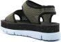 Camper Oruga Up sandalen met plateauzool Groen - Thumbnail 3