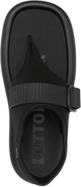 Camper Ottolinger sandalen met tonaal-stretch Zwart