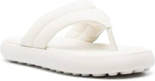 Camper Pelotas Flota gewatteerde slippers Wit