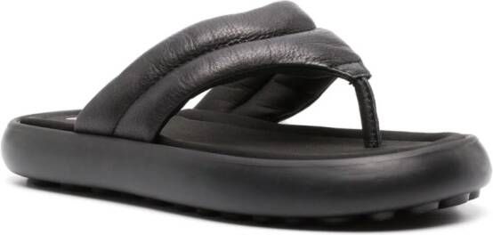 Camper Pelotas Flota gewatteerde slippers Zwart