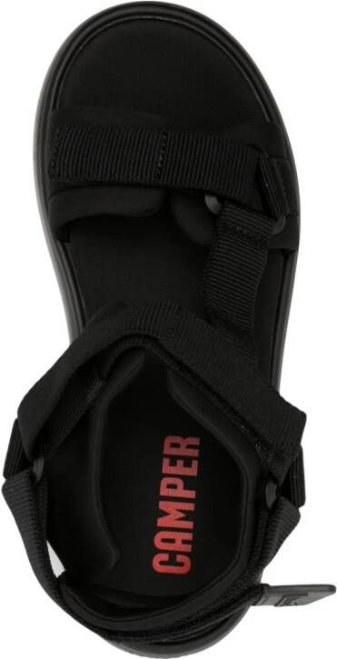 Camper Pelotas Flota sandalen met klittenband Zwart