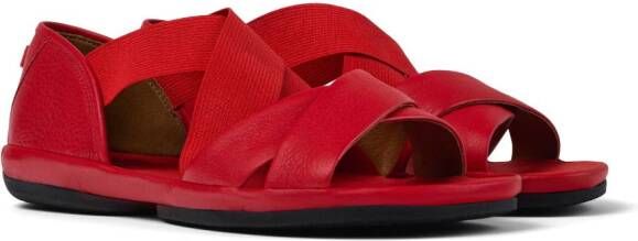 Camper Right Nina leren sandalen Rood